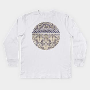 Vintage Wallpaper Kids Long Sleeve T-Shirt